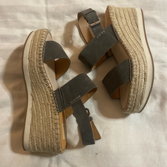 Dolce Vita Mauri Suede Espadrille Sandals - Picture 4 of 8